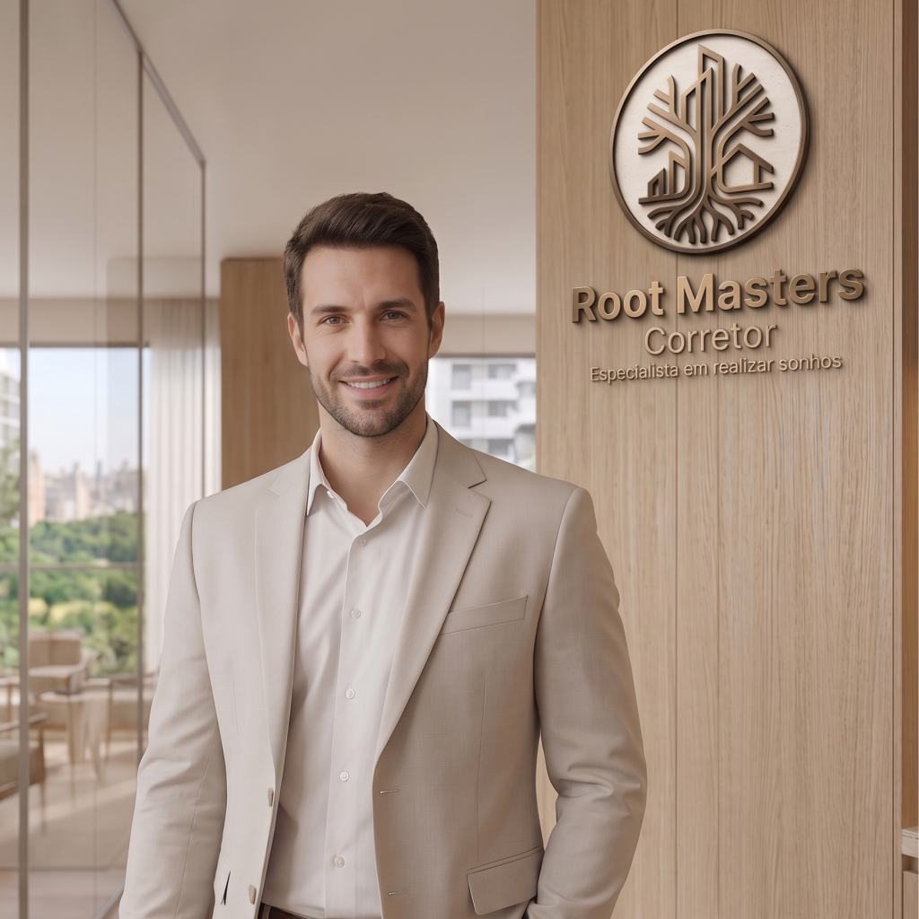 Root Masters, corretora de imóveis em Manaus, sorrindo em retrato profissional